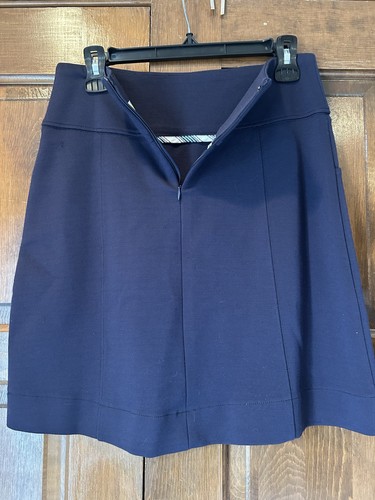 Neu mit Etikett Anthropologie Maeve Piqu Minirock marineblau Größe Small - Bild 3 von 10