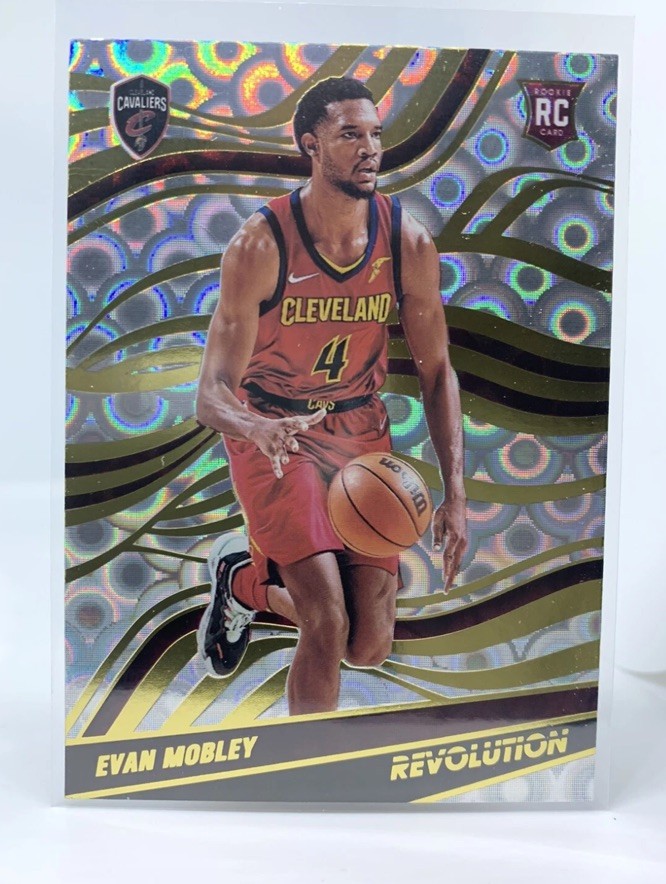 2021-22 Panini Revolution Evan Mobley Groove Parallel Rookie RC #143 Cavaliers
