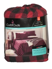 NWT Cuddl Duds Cozy Layers Microfleece Sheet Sets Assorted Prints & Sizes