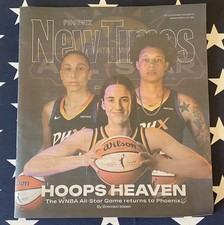 Caitlin Clark 1st All-Star Game Phoenix New Times WNBA All-Star Magazine