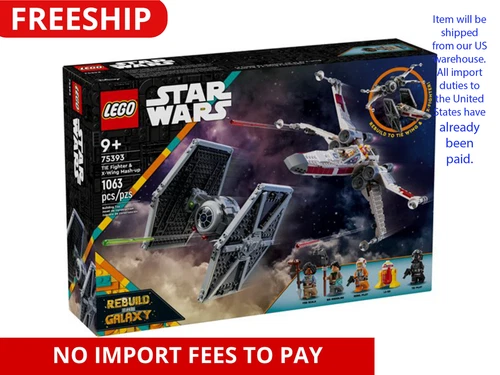 LEGO Star Wars TIE Fighter & X-Wing Mash-up Building Set 75393