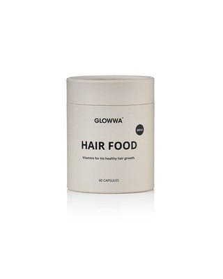 Glowwa Hair Food Mens - 60 Kapseln | Men s Natural Hair Growth Formula