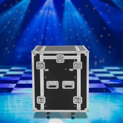 DJ 12U 2-Tiers Rack Cabinet Network & Stereo Rack Free Standing 300kg/661.39lbs