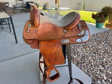 Silver Western Show Saddle