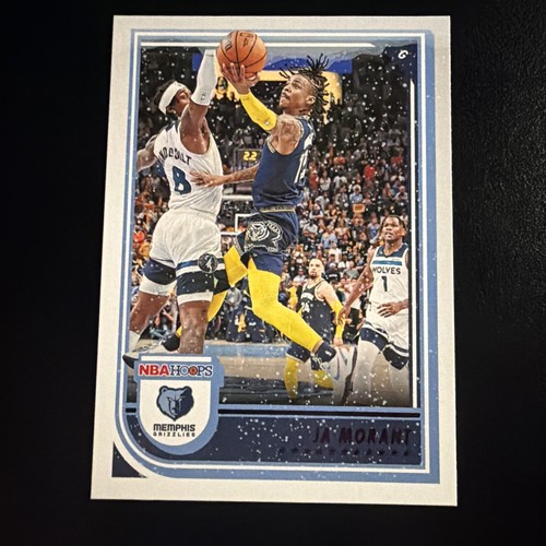 2022-23 Panini NBA Hoops Purple Winter Ja Morant #133 d4v