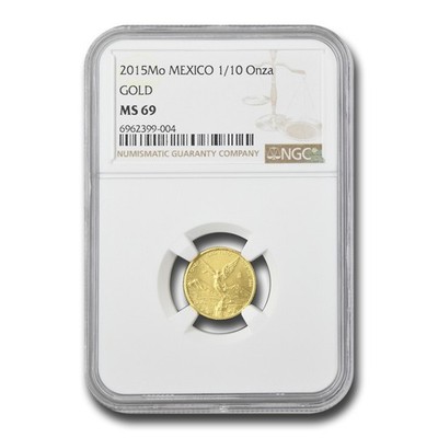 2015 Mexico 1/10 oz Gold Libertad MS-69 NGC | eBay