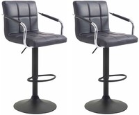 2Er Set Barhocker Lucy V2 Schwarz