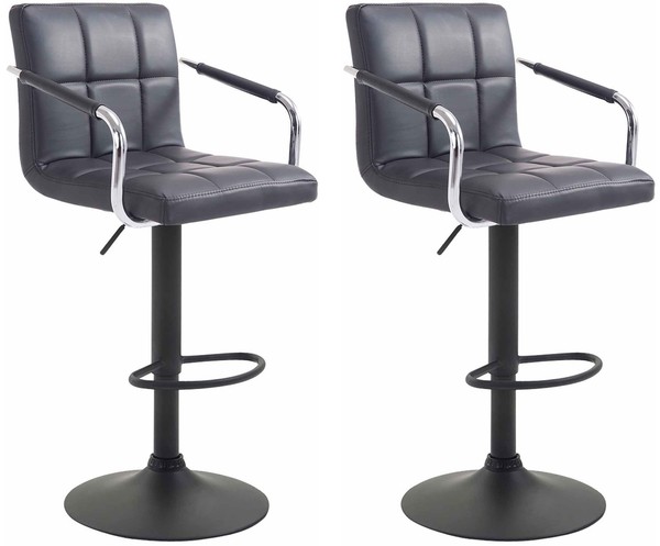 2Er Set Barhocker Lucy V2 Schwarz-image
