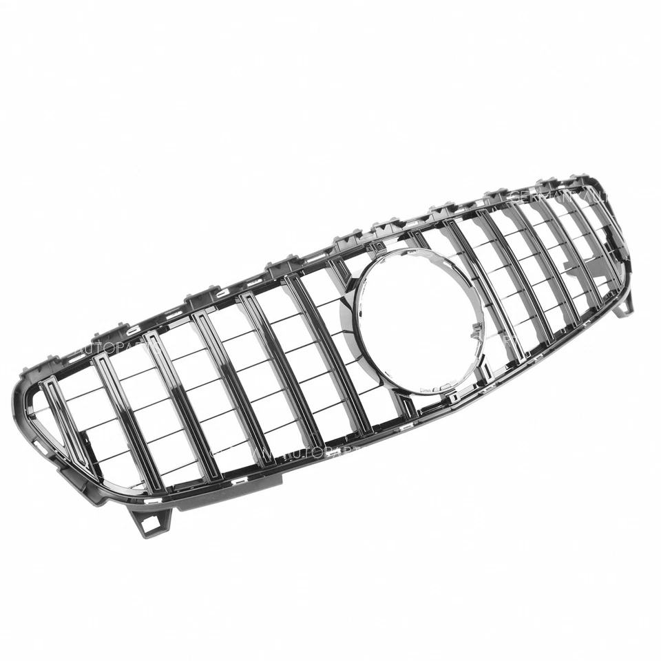 Rejilla de carreras negra brillante para Mercedes Benz Clase A W176 2016-18 A180 A200 A250 Foto 4 de 4
