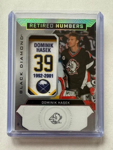 2020-21 Upper Deck Black Diamond DOMINIK HASEK Retired Numbers /99 LEGEND!