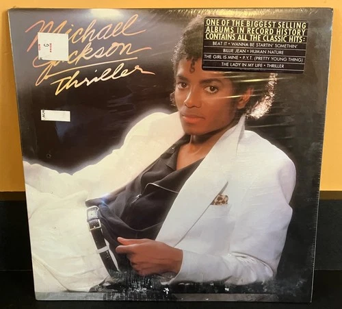 SEALED ORIGINAL Michael Jackson Thriller vinyl LP With Hype Sticker