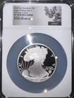 2025 5oz Ascension Island S$5 Eagle Landing Type 2 FDOI PF 70 Ultra Cam NGC Cert