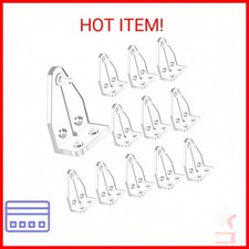12 Pieces Blinds Hold Down Brackets 1 Inch Mini Clear Plastic Hooks Door Blind B