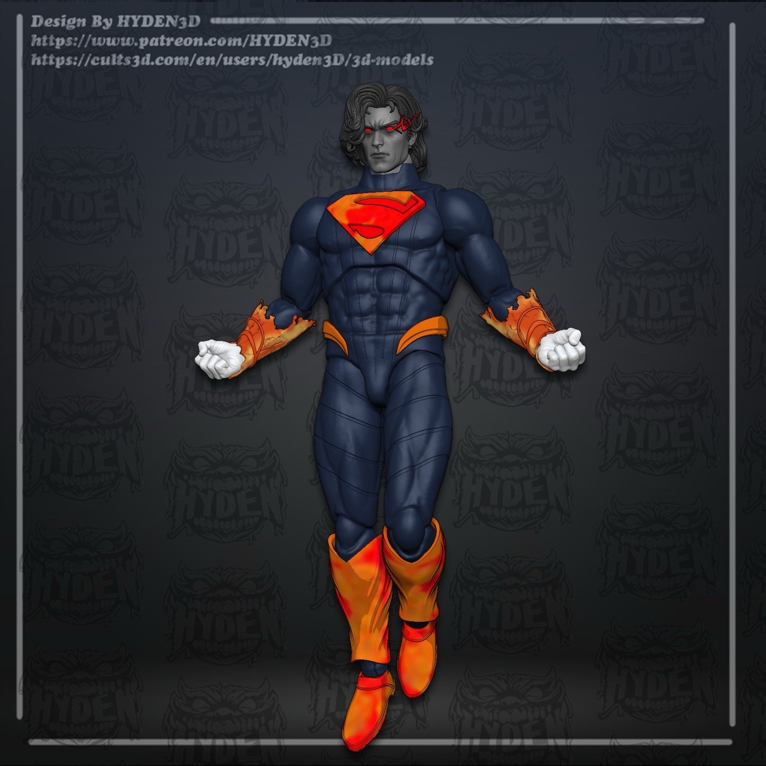 Absolute Superman Kit DC 1/12 Marvel Legends Mezco Unpainted Custom Figure