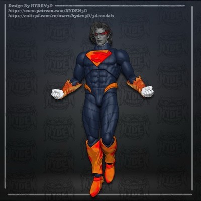 Absolute Superman Kit DC 1/12 Marvel Legends Mezco Unpainted Custom Figure