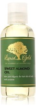Liquid Gold Sweet Almond Oil Pure Organic for For Skin Hair  Health 4 Oz