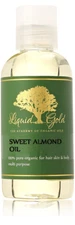 Liquid Gold Sweet Almond Oil Pure&Organic for For Skin Hair & Health 4 Oz