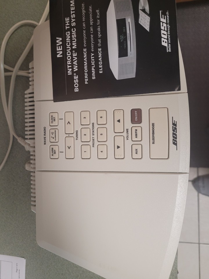 Bose Wave Radio Model AWR113 AM/FM Radio Tested & Works eBay