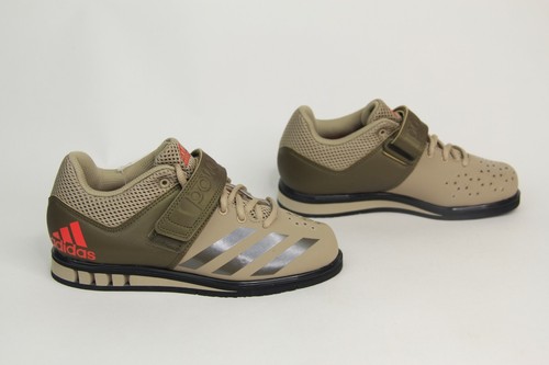 New Adidas Powerlift 3.1 Weightlifting CrossFit Shoes Beige BA8017 Size 4 - Picture 8 of 12