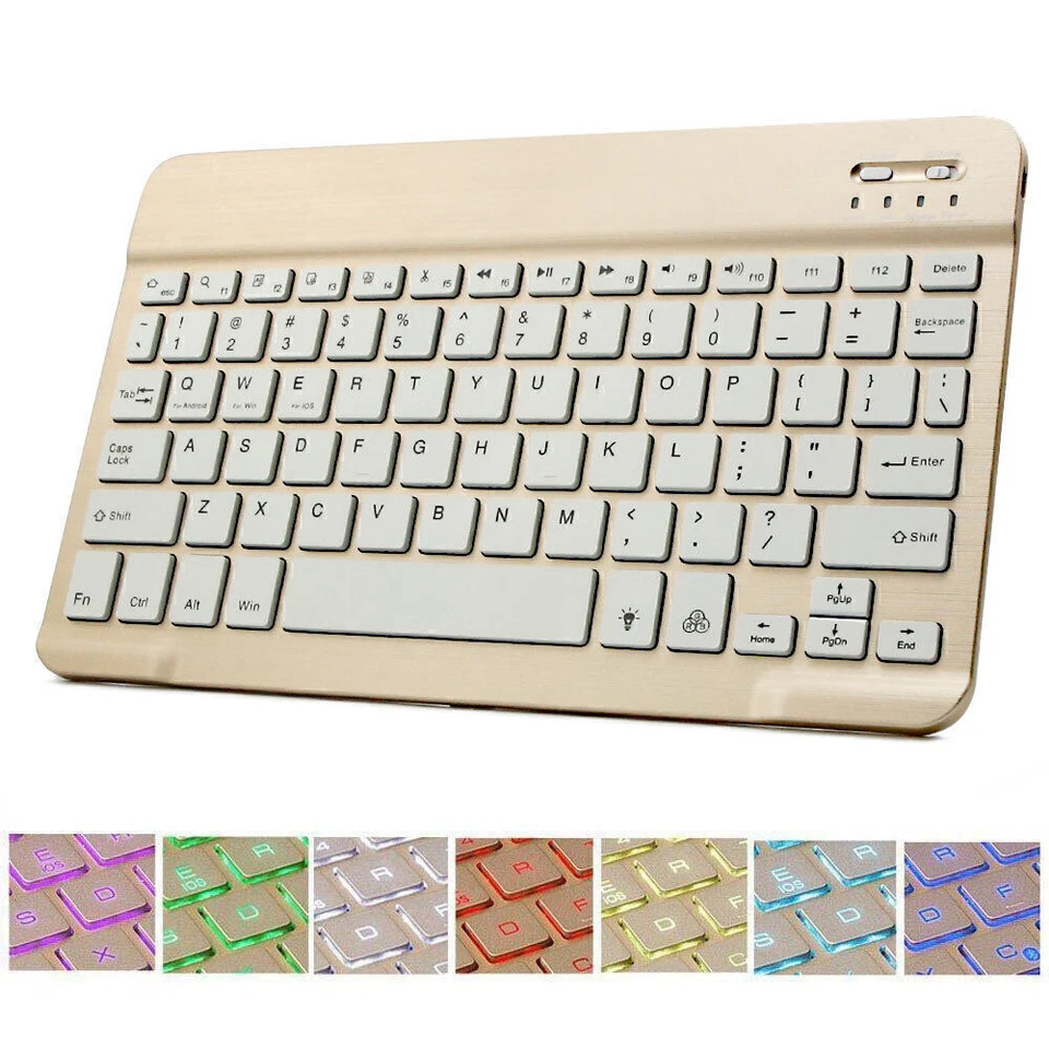 US For Apple iPad Pro 12.9" 4/5/6th Gen 2022 Wireless Slim Bluetooth Keyboard - Image 3 of 4