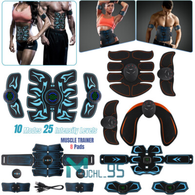 Electric Muscle Toner Machine ABS Toning Belt Simulation Fat Burner Hips Shaper