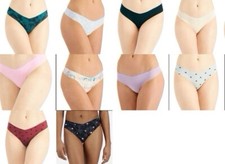 NWT JENNI Women's No Show Thong Panties Underwear Various Sizes/Colors