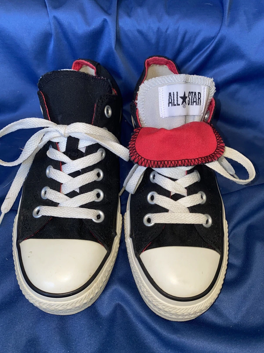 Converse with top double tongue