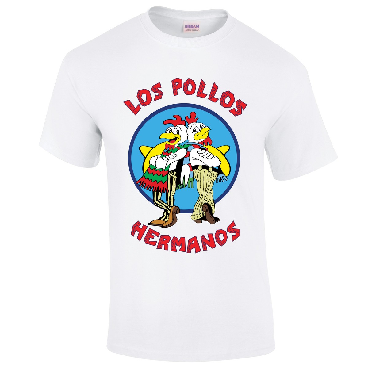 T-shirt Los Pollos Hermanos - Breaking Bad - Impression Recto/verso - Taille M