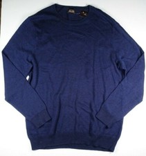 TASSO ELBA Navy Blue Combo Pullover Crew Neck Sweater NEW 2XL XXL