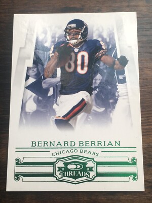 Bernard Berrian 2007 Donruss Threads Green #68 /200 Chicago Bears