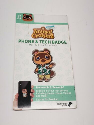 Animal Crossing New Horizons TOM NOOK Phone &amp; Tech Badge | Nintendo Switch