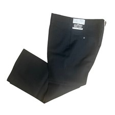 NEW Vintage 1960s Kings Road Sears Woven Flare Pants Black Men's 34x29 34S NWT