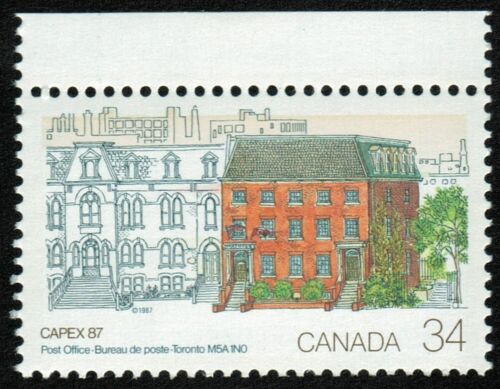 Canada sc#1122 Capex 87, Toronto's First Post Office, Mint-NH - Picture 1 of 2