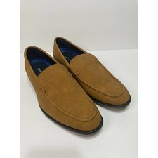 Nine West Loafer Men's Casual Dress Shoes Brown, Size 8.5 Vegan Tan