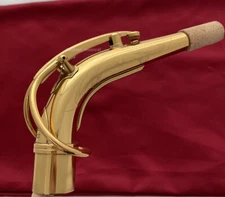 Mark VI SBA type Alto Saxophone Neck Gold Lacquer SAX NECKS 24.50 With engraved