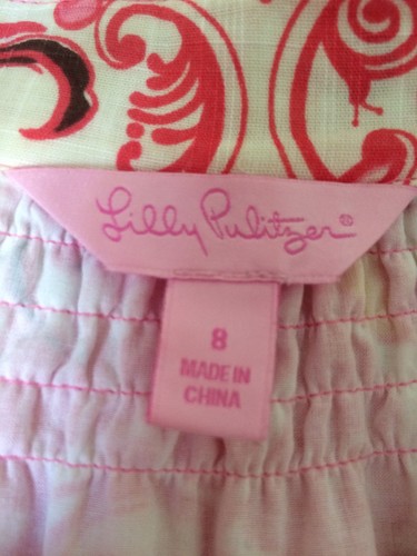 Lilly Pulitzer Mallory Shirt Dress Lawn Pink Floral Women’s Size 8 Msrp $168 - Picture 10 of 12