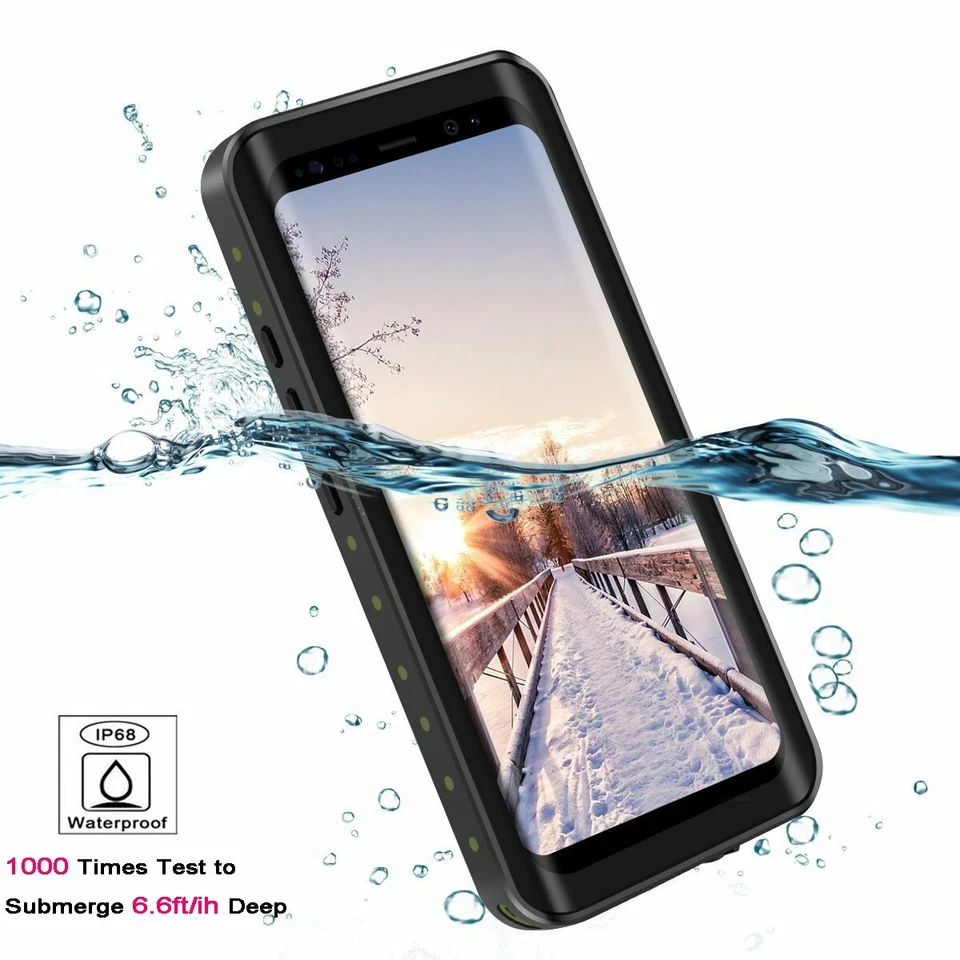 For Samsung Galaxy S8/ S8 Plus Waterproof Case Cover Shockproof Screen Protector - Image 3 of 4