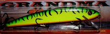 7 1/2" Grandma Lure Classic Crankbait Musky Pike Firetiger G7-12