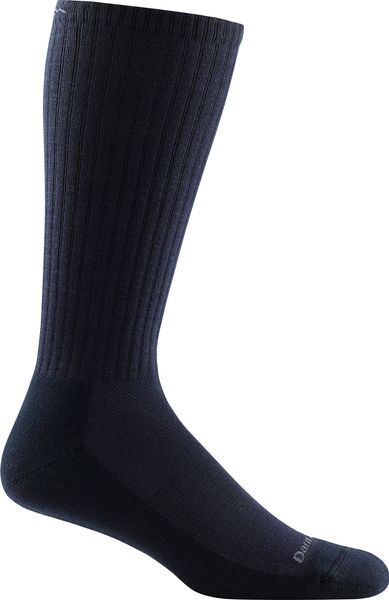 USA Darn Tough Socks 1480 Navy Casual Merino Wool Socks L XL Large Mid Calf Mens