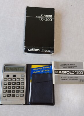 🧮 Vintage RARE CASIO LC-1200 Electronic Calculator # Works | eBay