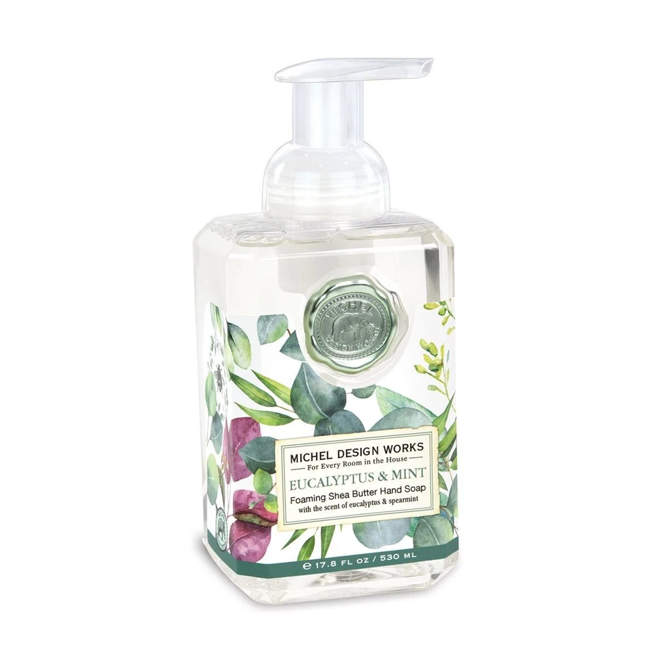Michel Design Works Eucalyptus & Mint Foaming Hand Soap Set of 3 - Image 2 of 3