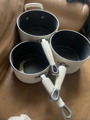 Mülleimer KitchenAid Topfset 3-teilig 16/18/20 cm ohne Deckel