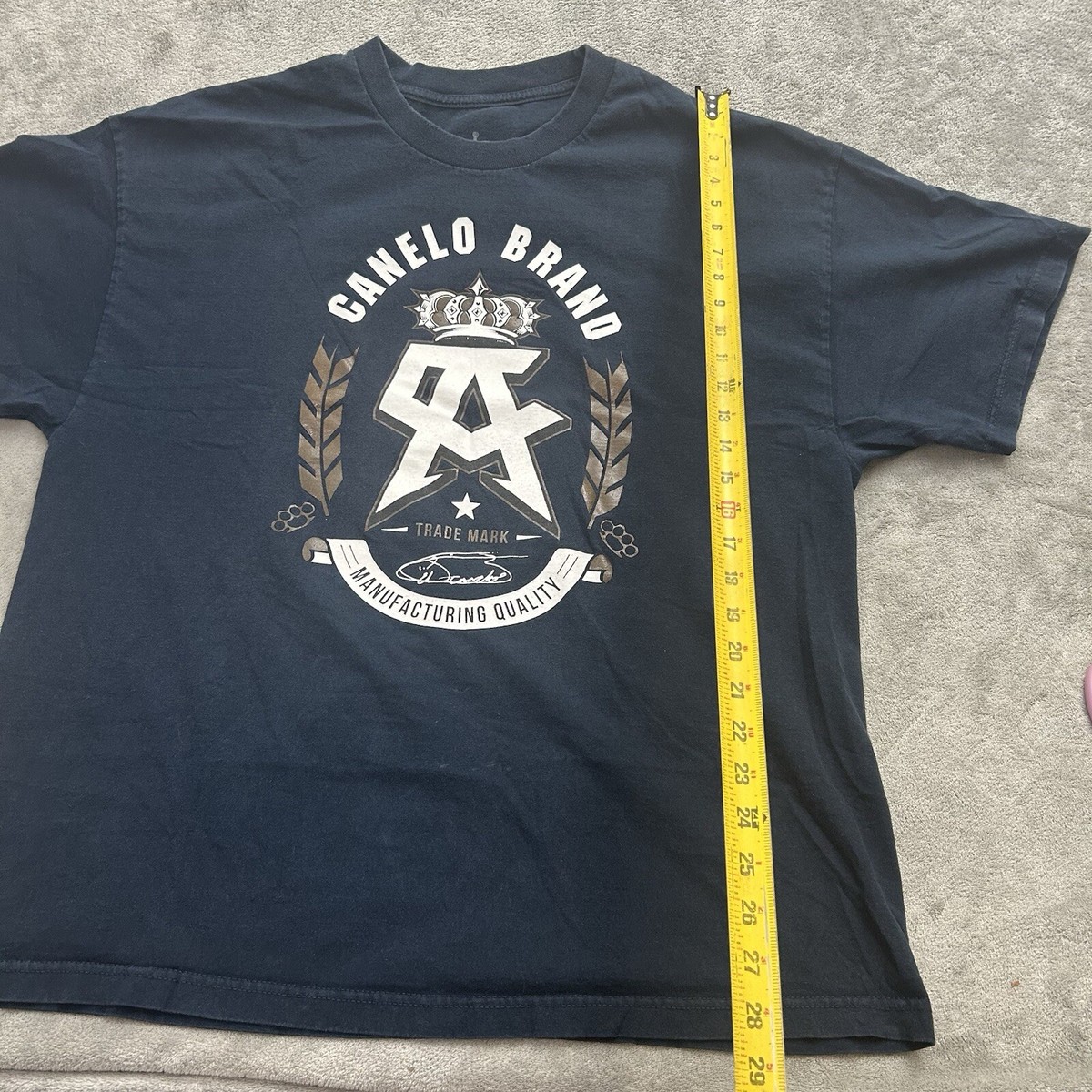 Canelo Alvarez Shirt Mens 2XL Blue Canelo Brand Manufacturing