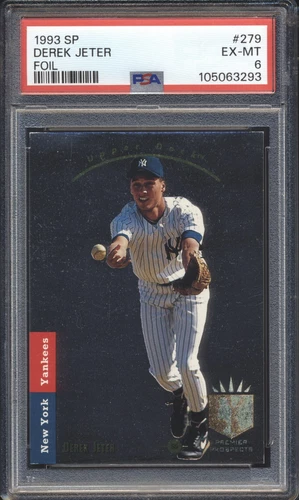 1993 SP Foil Baseball Derek Jeter ROOKIE #279 PSA 6 NEW YORK YANKEES EX-MT HOF