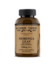 MORINGA LEAF 1200mg  Organic  100 Vegan Capsule