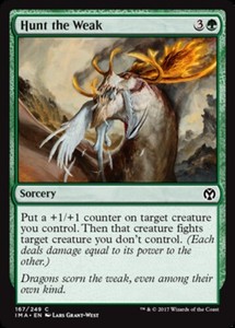 Hunt the Weak x4 - Iconic Masters - NM-Mint, English - Iconic Masters