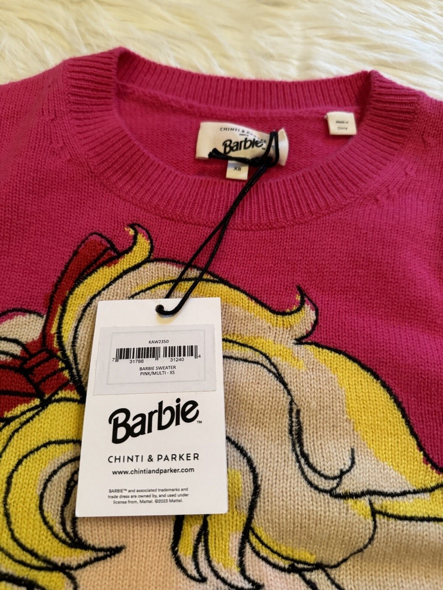 Chinti & Parker x Barbie Margot New Sweater Knit Wool Cashmere