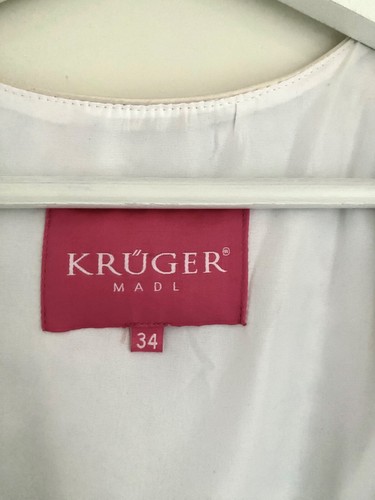Krüger Dirndl Blumenzauber rose 60er Länge Damen Trachtenkleid - Bild 3 von 3