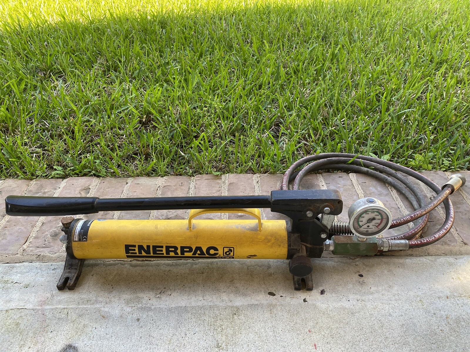 Enerpac Ultima SingleSpeed P39 Hydraulic Hand Pump 10,000 PSI w/ Gauge and Hose eBay