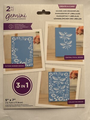 Stanzschablone Create A Card Crafters Companion Gemini Libelle